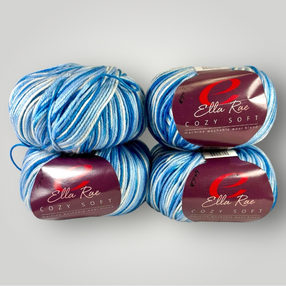 Ella Rae Cozy Soft 75% Acrylic 25% Wool 213yds 3+ Skeins Color 11